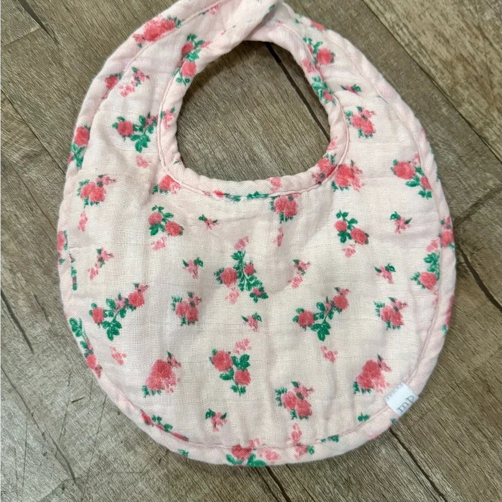 Mud Pie Baby‎ Girl Floral Bib Set (3 Pack) Velcro Closure